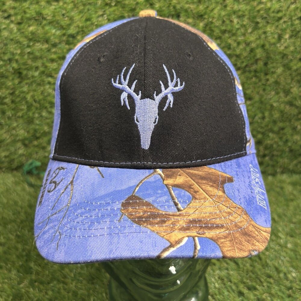 Realtree/Hot Shot Ladies Adjustable Baseball Hat Purple/Camo